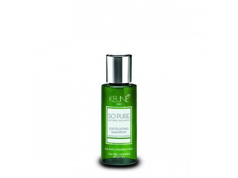 KEUNE SO PURE Šampūnas nuo Pleiskanų  EXFOLIATING, 50 ml